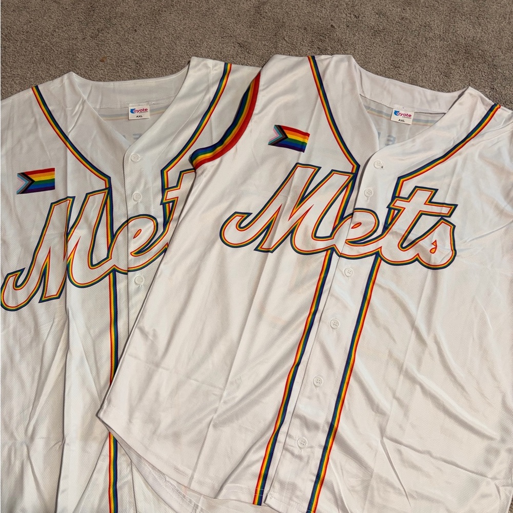 Limited Edition Mets Pride Month Sleeveless Jerseys